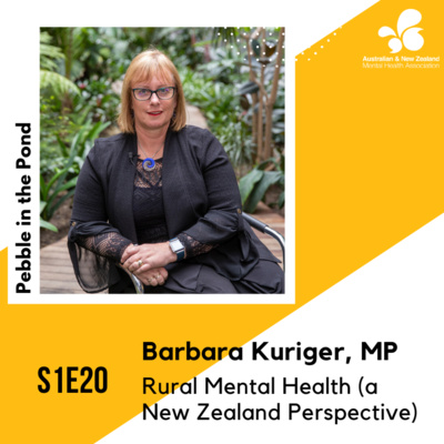 S1:E20 | Barbara Kuriger, MP: Rural Mental Health (a New Zealand Perspective)