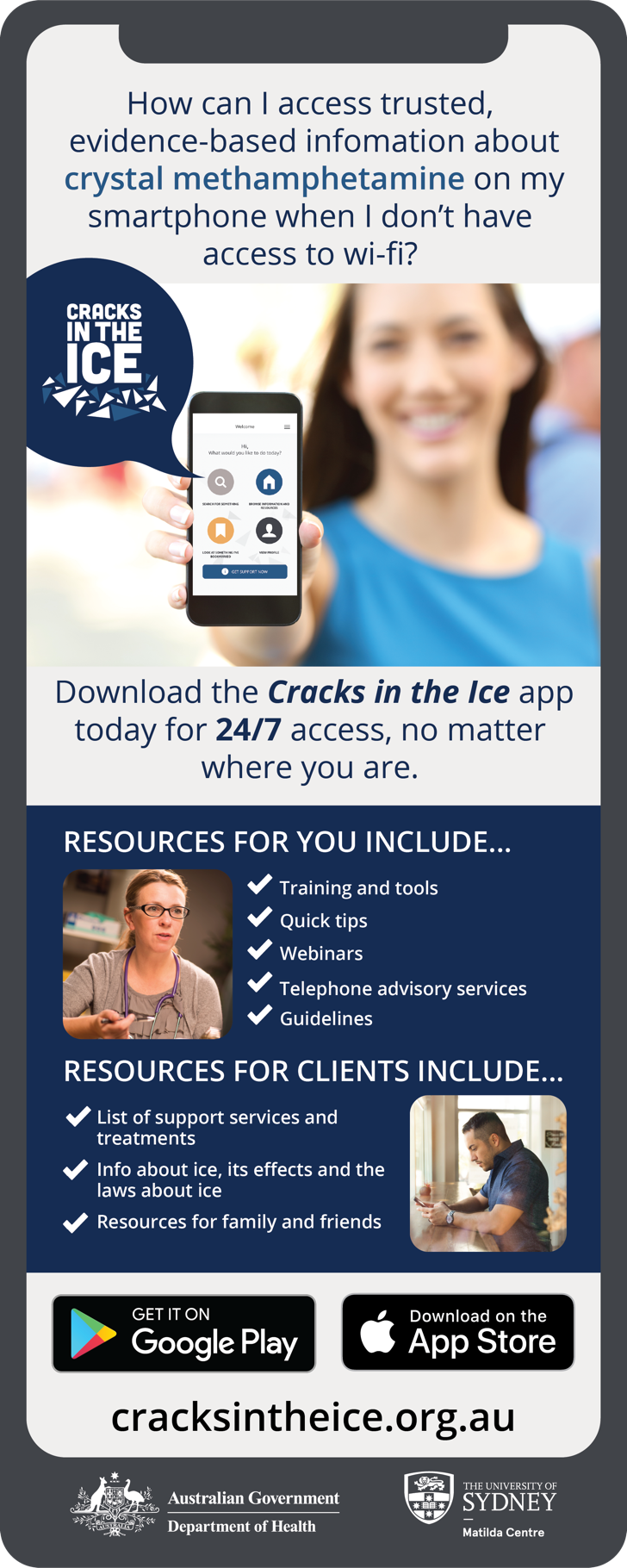 Access Addiction Help Without Wifi: Cracks in the Ice