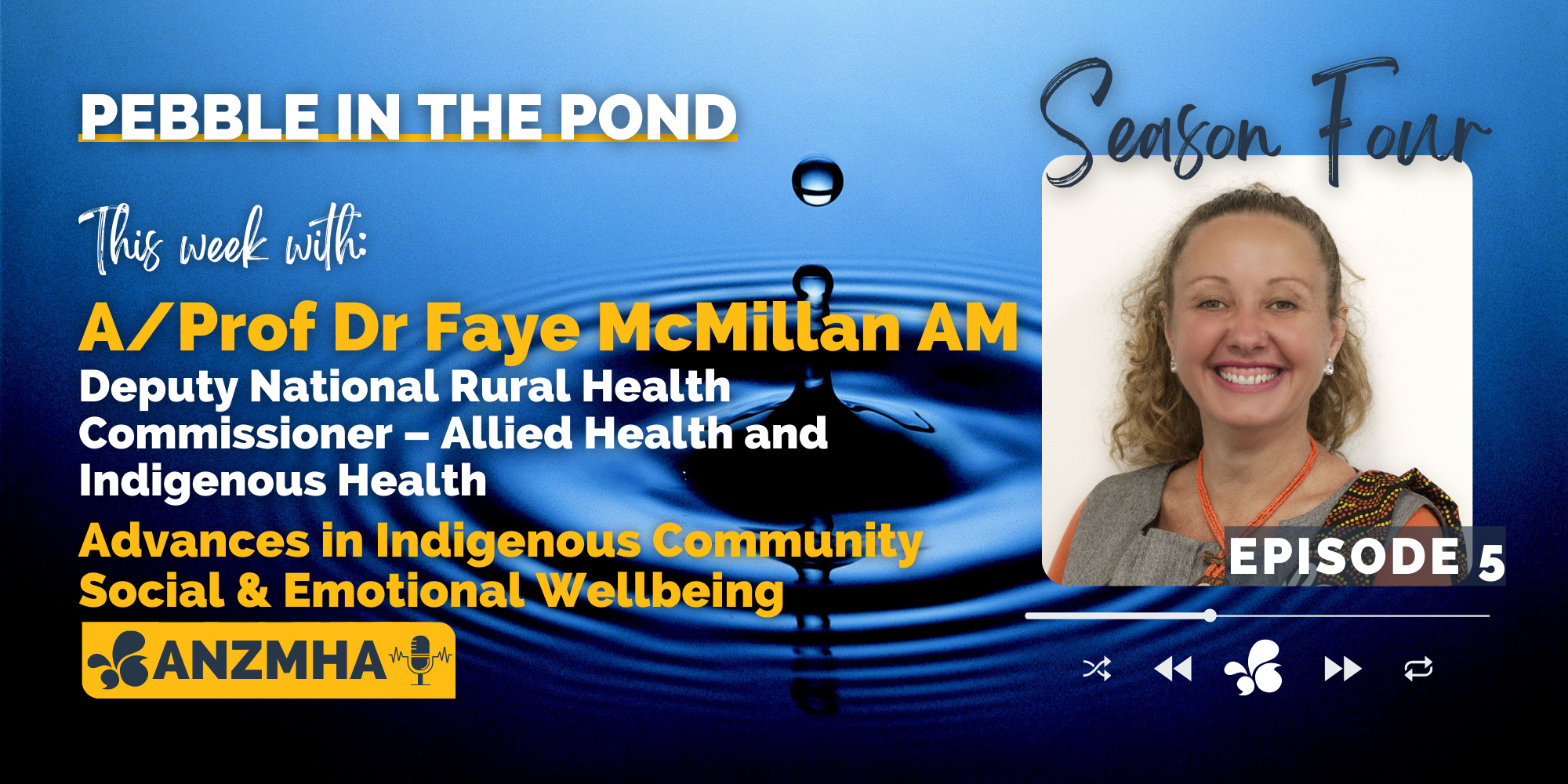 ANZMHA Podcast: Dr Faye McMillan AM