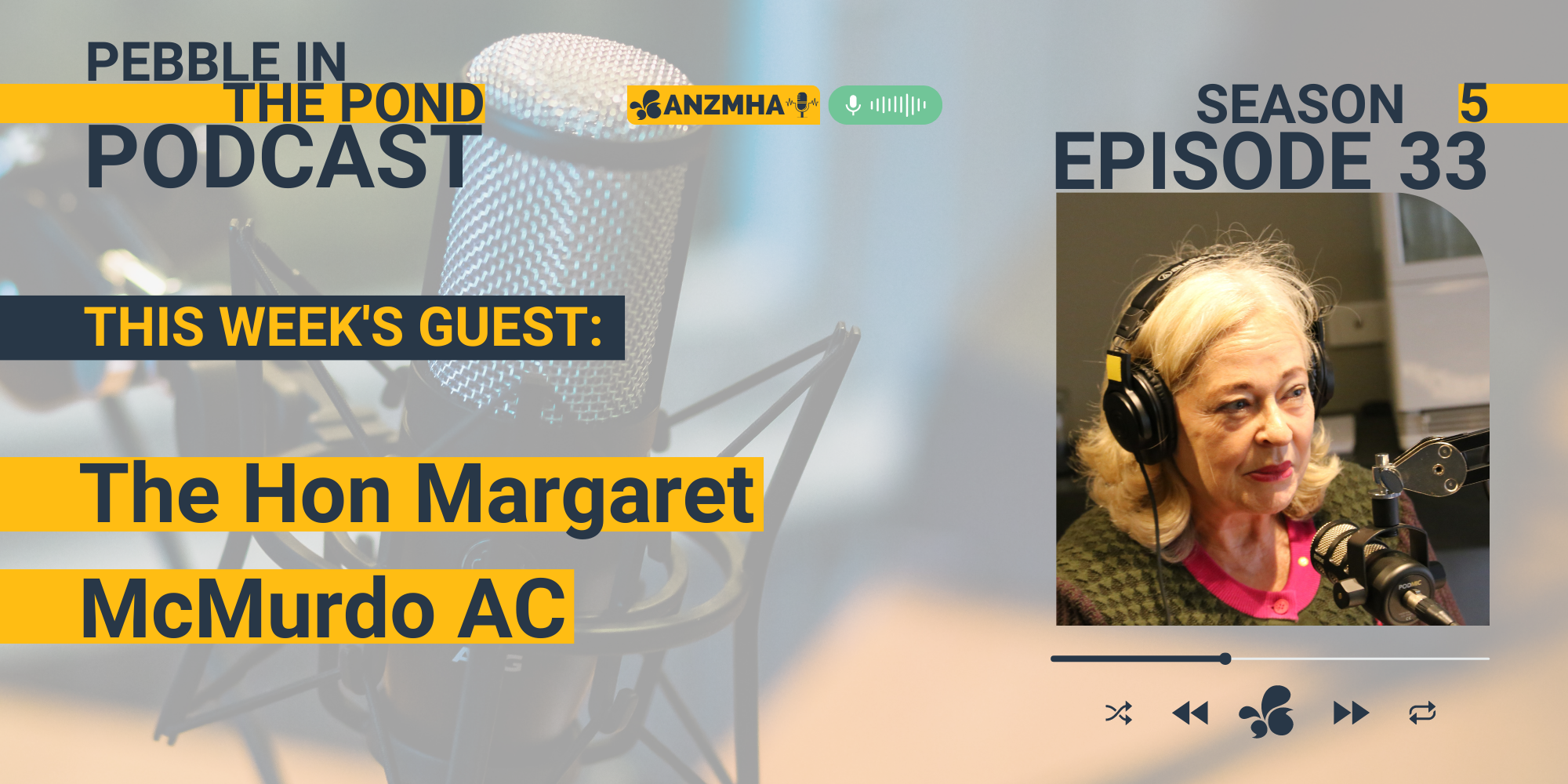 ANZMHA Podcast: The Hon Margaret McMurdo AC