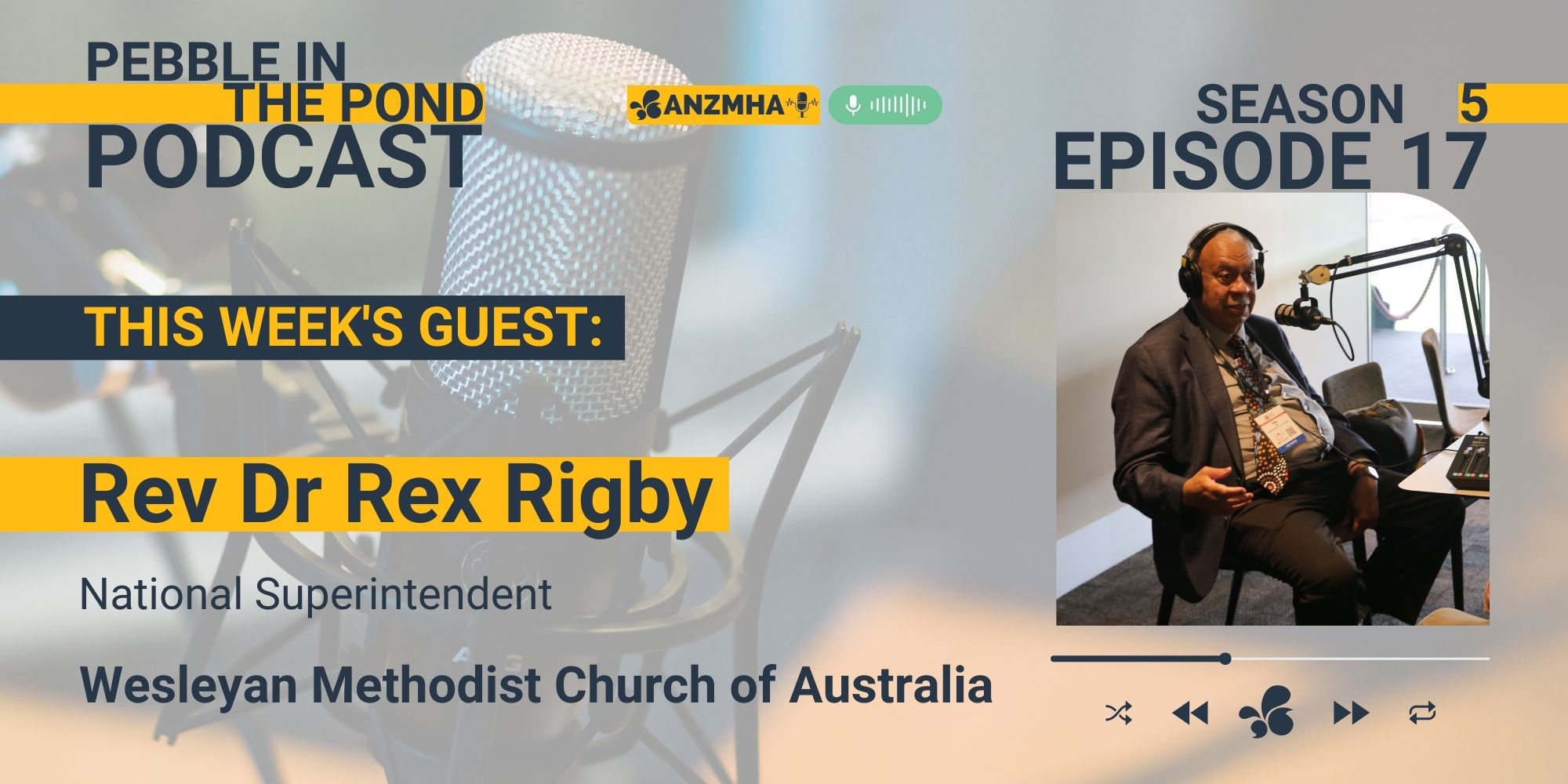 ANZMHA Podcast: Rev Dr Rex Rigby