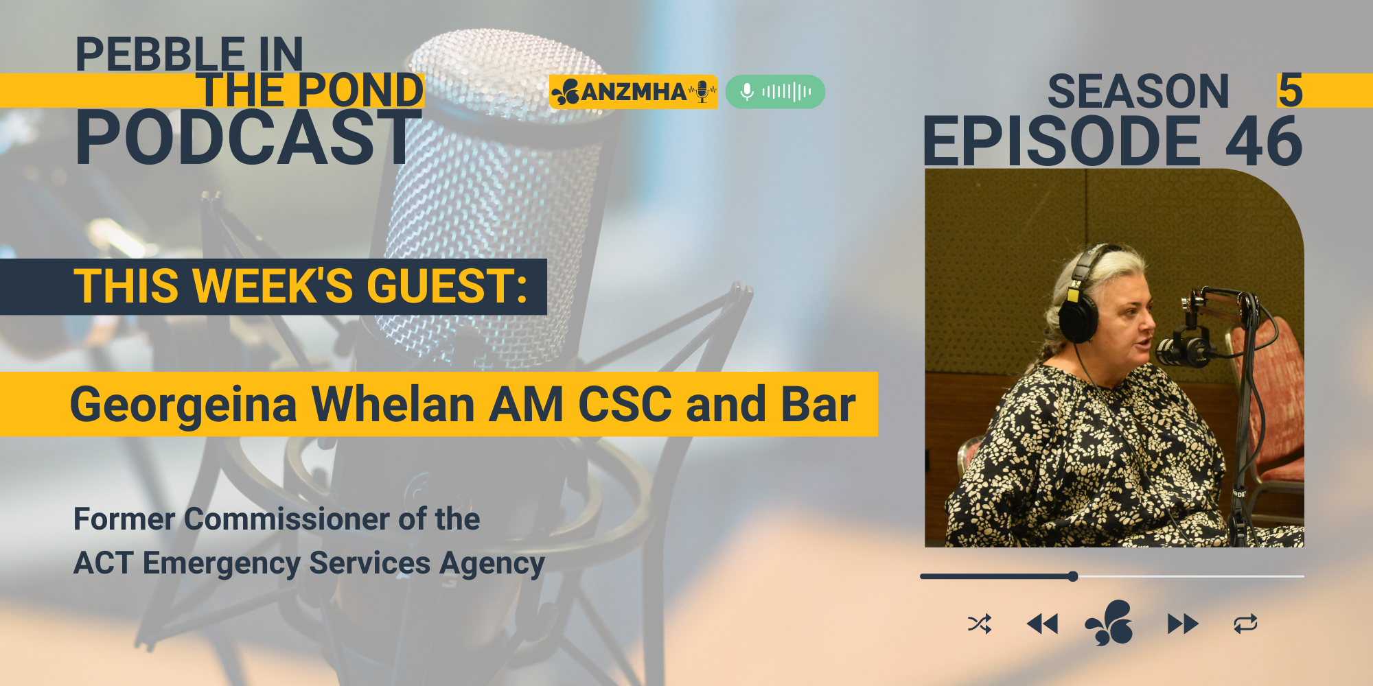 ANZMHA Podcast: Georgeina Whelan AM CSC and Bar
