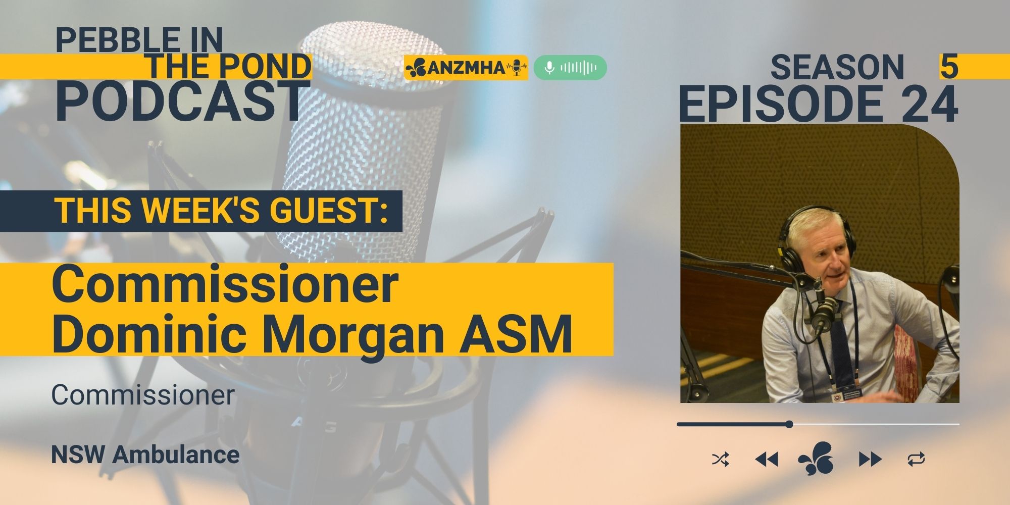 ANZMHA Podcast: Commissioner Dominic Morgan ASM