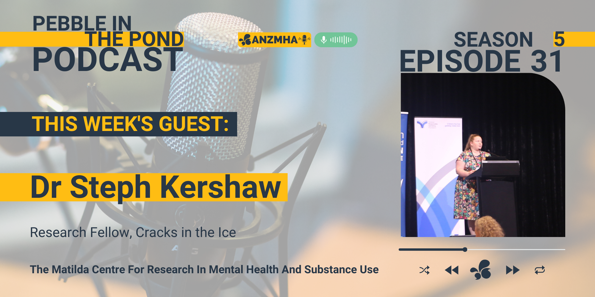 ANZMHA Podcast: Dr Steph Kershaw